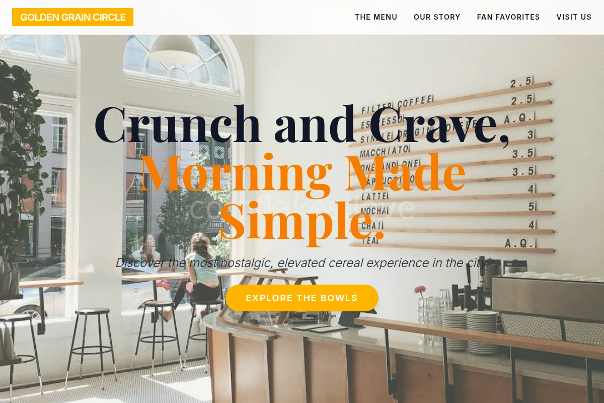Cereal Cafe